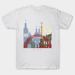 Kiev skyline poster T-Shirt